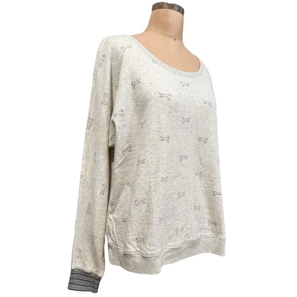 Hello Nite Los Angeles Loungewear Top with Unicorn Print - Picture 2 of 4